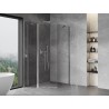 Mexen Mist петстранна асиметрична душ кабина с отваряща се врата 90 x 100 см,
