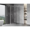 Mexen Mist L петостенна асиметрична душ кабина, с врата 80 x 90 см, прозрачна,