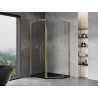 Mexen Mist L петостенна асиметрична душ кабина с врати 100 x 90 см, прозрачна,