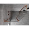 Mexen Mist L асиметрична петостранна душ кабина с врати 100x90 см, прозрачна,