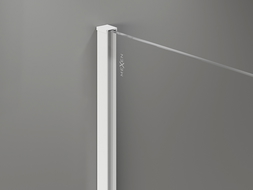 Mexen стенна лайстна за душ кабина 8 мм, бяла - 800-00-20