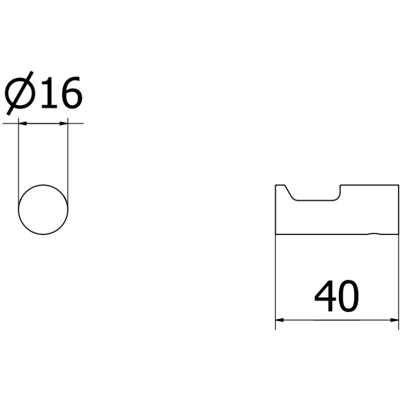 Mexen Loop кука за кърпа (2 бр.), розово злато - 70A71012-60