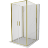 Mexen Exo-B Duo 3S 3-стенна душ кабина с отваряща се врата 70 x 70 см, прозрачна,