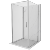 Mexen Exo-3S душ кабина с 3 стени, врати 95 x 95 см, прозрачно, хром - 817-095-095-01-00-3S