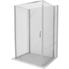 Mexen Exo-3S душ кабина 3-стенна отваряща се 90 x 80 см, прозрачна, хром