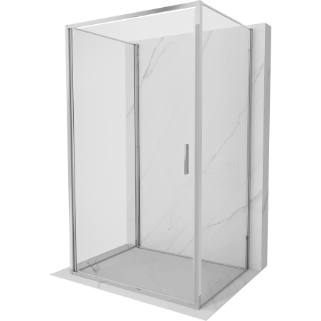 Mexen Exo-3S душ кабина 3-стенна с врата 100 x 95 см, прозрачна, хром - 817-100-095-01-00-3S