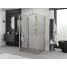 Mexen Exo-B 3S душ кабина 3-стенна отваряема 75 x 85 см, прозрачна, златна