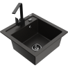 Mexen Vito гранитна мивка с 1 отделение с кухненски смесител Rita,