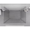 Mexen Exo-R 3S душ кабина 3-стенна с врати 110 x 80 см, прозрачна, хром