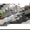 Мексен Бруно гранитен мивка 1-коморен с отцеждачка 795 x 495 мм, черен/сребрист металик, златен сифон - 6513791010-73-G
