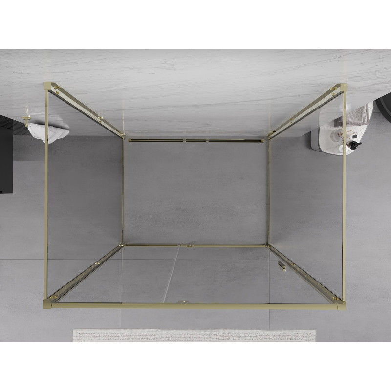 Mexen Exo-R 3S тристенна душ кабина с отваряеми врати 120 x 85 см, прозрачна,
