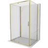 Mexen Exo-R 3S душ кабина 3-стенна с отварящи се врати 125 x 85 см, прозрачна,