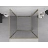 Mexen Exo-R 3S душ кабина с 3 панела със сгъваеми врати 95 x 95 см, прозрачна,