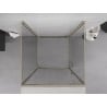 Mexen Exo-3S душ кабина с 3 стени, 110 x 110 см, прозрачна, златна - 819-110-110-50-00-3S