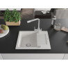 Mexen Enzo гранитна мивка с 1 корито с отцедник и кухненски смесител Duero,