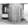 Mexen Exo-S 3S тристенна плъзгаща се душ кабина 145 x 80 см, прозрачна, хром