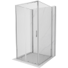 Mexen Exo-3S душ кабина с три стени, плъзгаща се, 90 x 90 см, прозрачна, хром