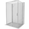 Mexen Exo-S 3S Душ кабина 3-стенна плъзгаща се 90 x 95 см, прозрачна, хром