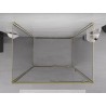 Mexen Exo-S 3S душ кабина 3-стенна плъзгаща се 140 x 70 см, прозрачна, златна