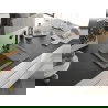 Mexen Enzo гранитна мивка 1-коморна с отцеждачка и кухненска батерия Duero, сива - 6506-71-671600-70-B
