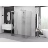 Mexen Exo-S Duo 3S 3-стенна плъзгаща се душ кабина 160 x 70 см, прозрачна, хром