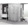 Mexen Exo-S Duo 3S душ кабина 3-стенна плъзгаща се 140 x 75 cm, прозрачна, хром