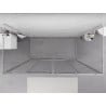 Mexen Exo-3S 3-стенна плъзгаща се душ кабина 200 x 90 см, прозрачна, хром