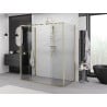 Mexen Exo-3S душ кабина с 3 стени плъзгаща се 200 x 80 см, прозрачна, златна