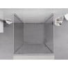 Mexen Exo-3S душ кабина с 3 стени, отваряема 70 x 70 см, прозрачна, хром
