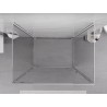 Mexen Exo-BR 3S душ кабина 3-стенна с врати 75 x 70 см, прозрачна, хром