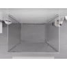 Mexen Exo-3S душ кабина с 3 стени, отваряща се 90 x 75 см, прозрачна, хром
