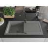 Mexen Leo гранитна мивка с 1 отделение с отцеден поднос и кухненски