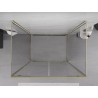 Mexen Exo-BR Duo 3S душ кабина 3-стенна с отваряне 90 x 100 см, прозрачна, златна