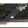 Mexen Tomas гранитна мивка 2-коморна 800 x 500 мм, черна, черен сифони - 6516802000-77-B