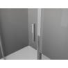 Mexen Exo-3S душ кабина с 3 стени, плъзгаща се 80 x 90 см, прозрачна, хром