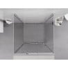 Mexen Exo-3S тристенна плъзгаща се душ кабина 90 x 90 см, прозрачна, хром