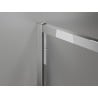 Mexen Exo плъзгаща се душ кабина 85 x 75 см, прозрачен, хром - 8153-085-075-01-00