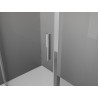 Mexen Exo плъзгаща се душ кабина 95 x 75 cm, прозрачна, хром - 8153-095-075-01-00