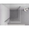 Mexen Exo плъзгаща се душ кабина 90 x 90 см, прозрачна, хром - 8153-090-090-01-00