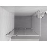 Mexen Exo-3S плъзгаща душ кабина 100 x 90 см, прозрачна, хром - 8153-100-090-01-00