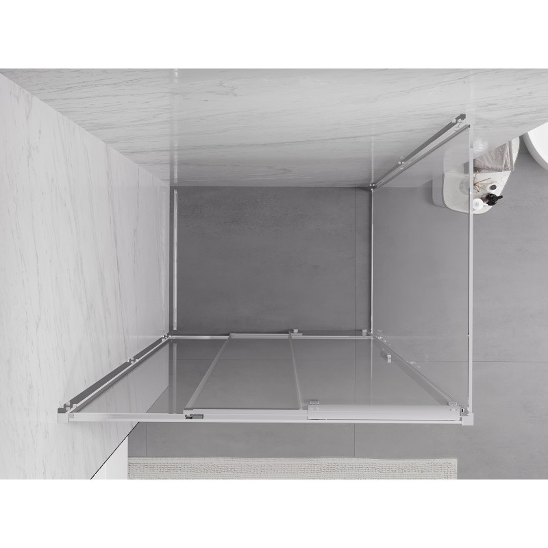 Mexen Exo-3S разтегаем душ кабина 100 x 95 см, прозрачна, хром - 8153-100-095-01-00