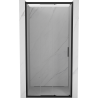 Mexen Exo-3S плъзгаща се душ кабина 100 см, прозрачна, черна - 8153-100-000-70-00