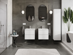 Mexen Orio баня шкаф 50 см с мивка Vela, 2 чекмеджета, бял мат - 91A10-05047-2-BFF01-W23M01