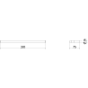 Mexen Loop закачалка за кърпа, бяла - 70A71041-20