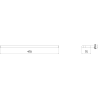 Mexen Loop стенна закачалка за кърпи, хром - 70A71043-00