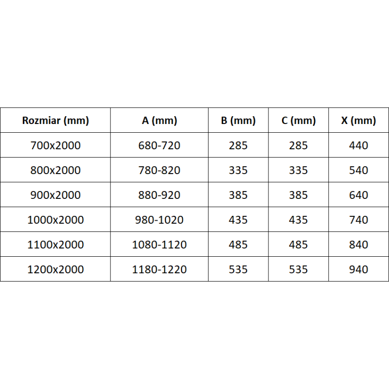 Mexen Exo двойни отваряеми душ врати 120 см, прозрачни, хром - 8182-120-000-01-00