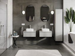 Mexen Orio шкафче за баня за мивка 60 см, 1 чекмедже, сив мат - 91A10-06023-1-BF62