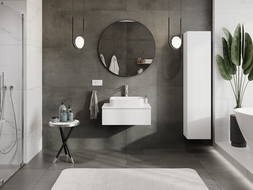 Mexen Orio шкаф за баня под умивалник 70 см, 1 чекмедже, бял мат - 91A10-07023-1-BF01