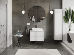 Mexen Orio шкаф за баня под мивка 70 см, 2 чекмеджета, бял гланц - 91A10-07047-2-BFF00