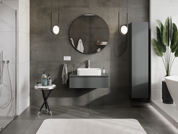 Mexen Orio шкаф за баня под мивка 80 см, 1 чекмедже, графит мат - 91A10-08023-1-BF66